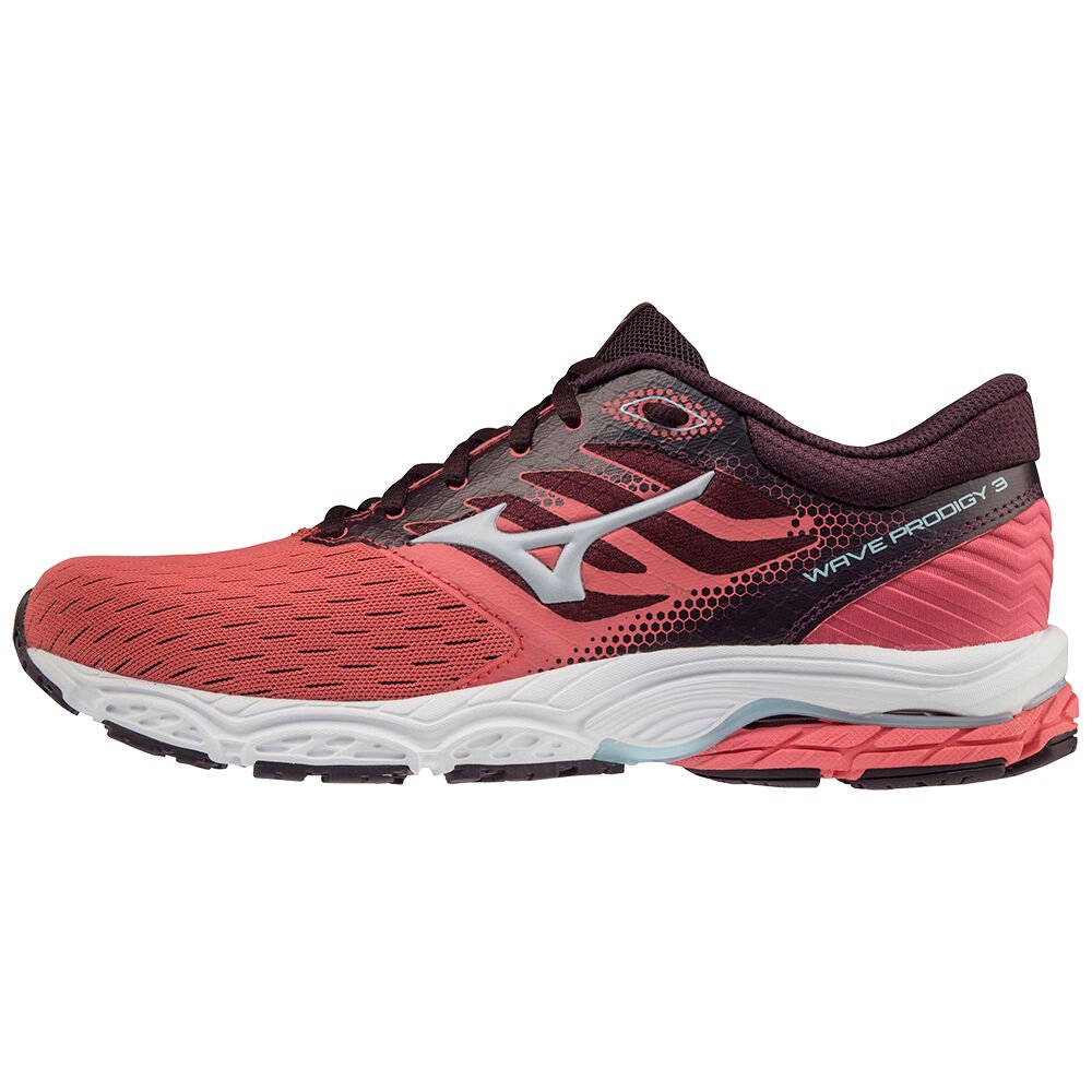 Women's Mizuno Running Shoes Coral Wave Prodigy 3 Shoes - J1GD201020